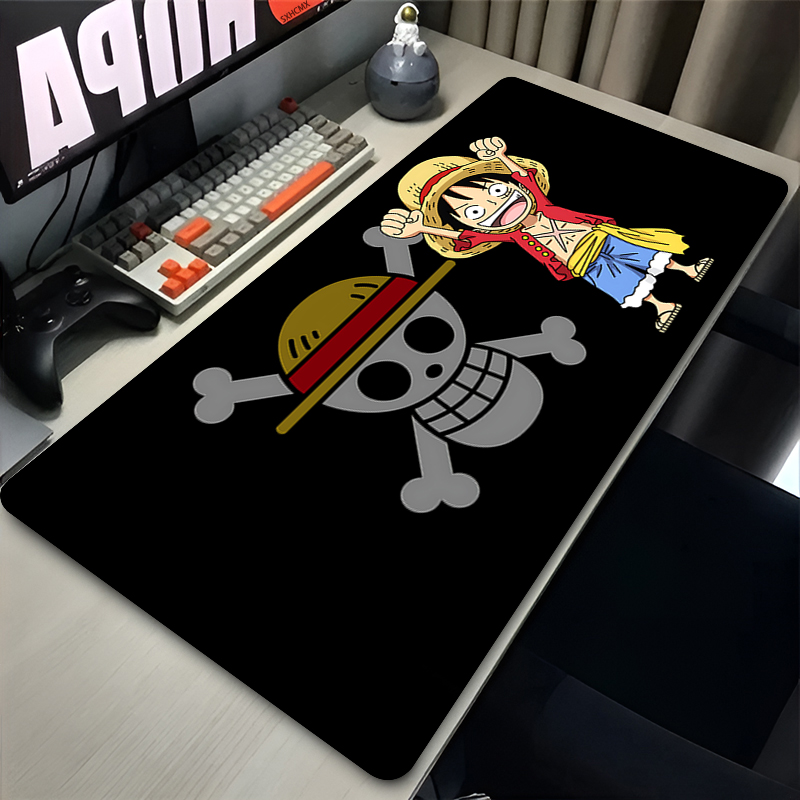 Laptop Accessories For Gaming - แผ่นรองเมาส์คอมพิวเตอร์แล็ปท็อปเกมเมอร์คีย์บอร์ดแผ่นรองเม้าส์อะนิเมะวันพีชน่ารักแผ่นรองเมาส์ขนาดใหญ่พีซีอุปกรณ์เสริมสำหรับเล่นเกมตกแต่งโต๊ะ