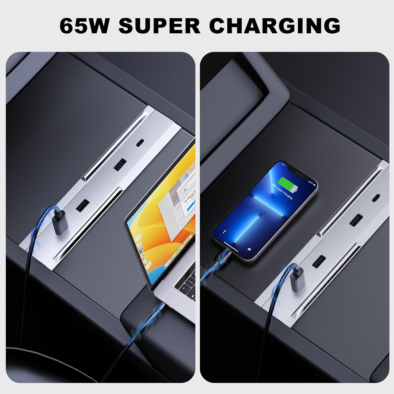 แท่นชาร์จเร็ว 27W-65W พร้อมฮับ - Usb C Docking Hub บทวิจารณ์และราคา