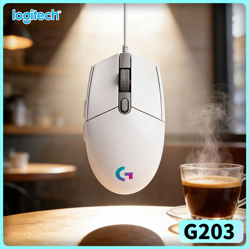เมาส์เกมมิ่งแบบมีสาย Logitech  - Logitech Mouse G203 บทวิจารณ์และราคา