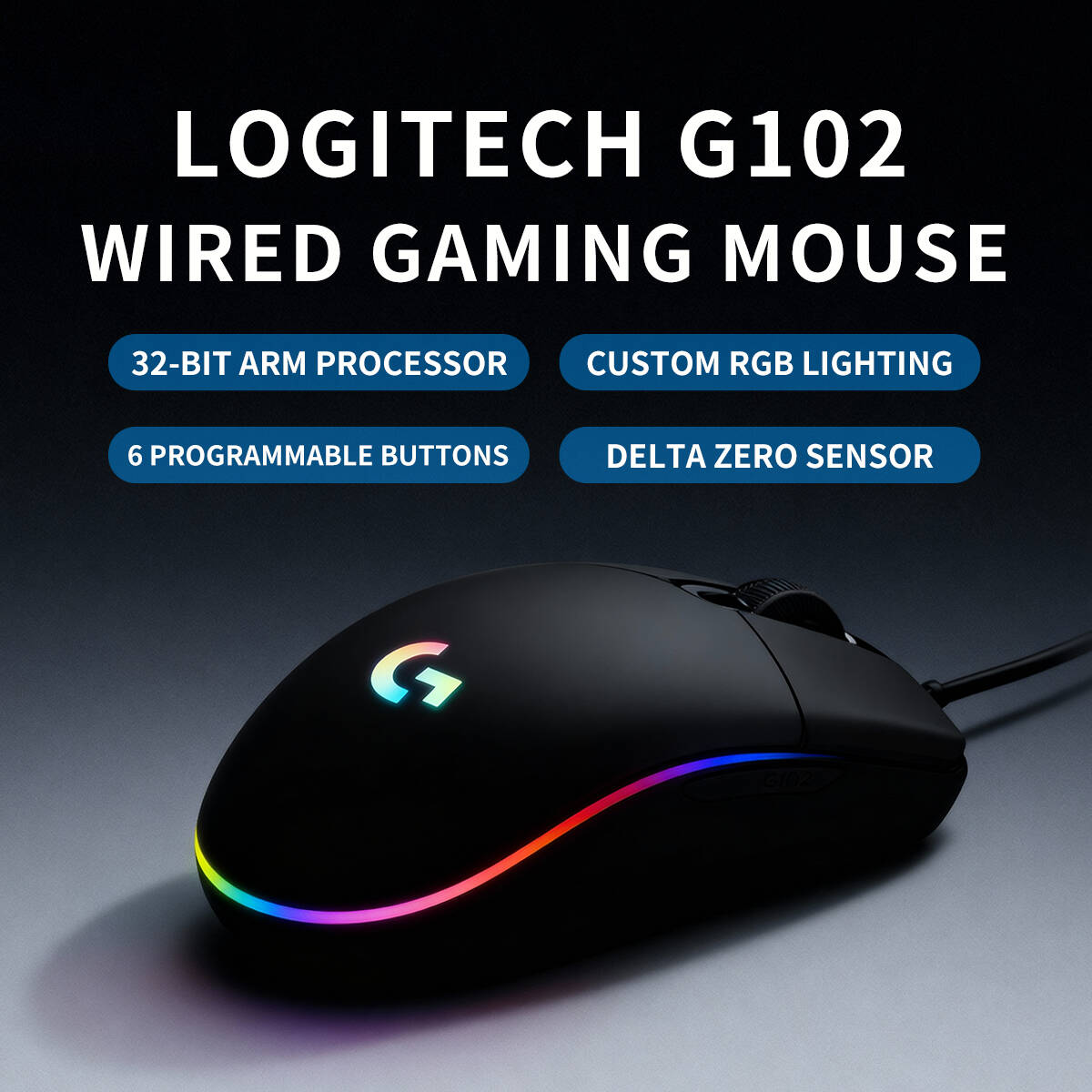 เมาส์ Logitech G203, เมาส์เกมม - Logitech Mouse G203 บทวิจารณ์และราคา