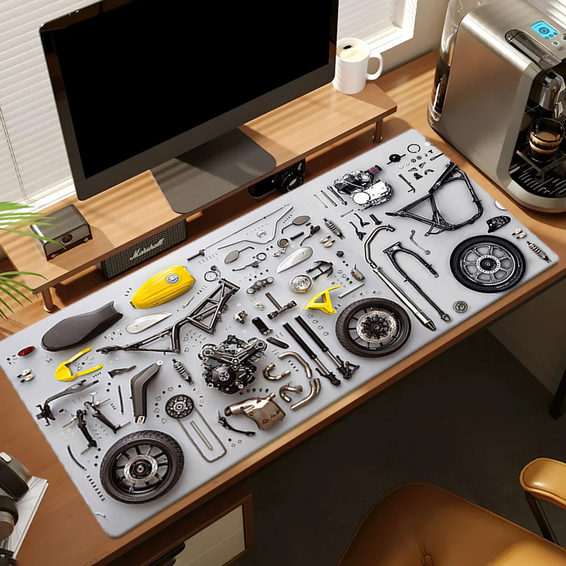 แผนภาพการถอดประกอบ แผ่นรองเมาส - Laptop Accessories For Gaming บทวิจารณ์และราคา