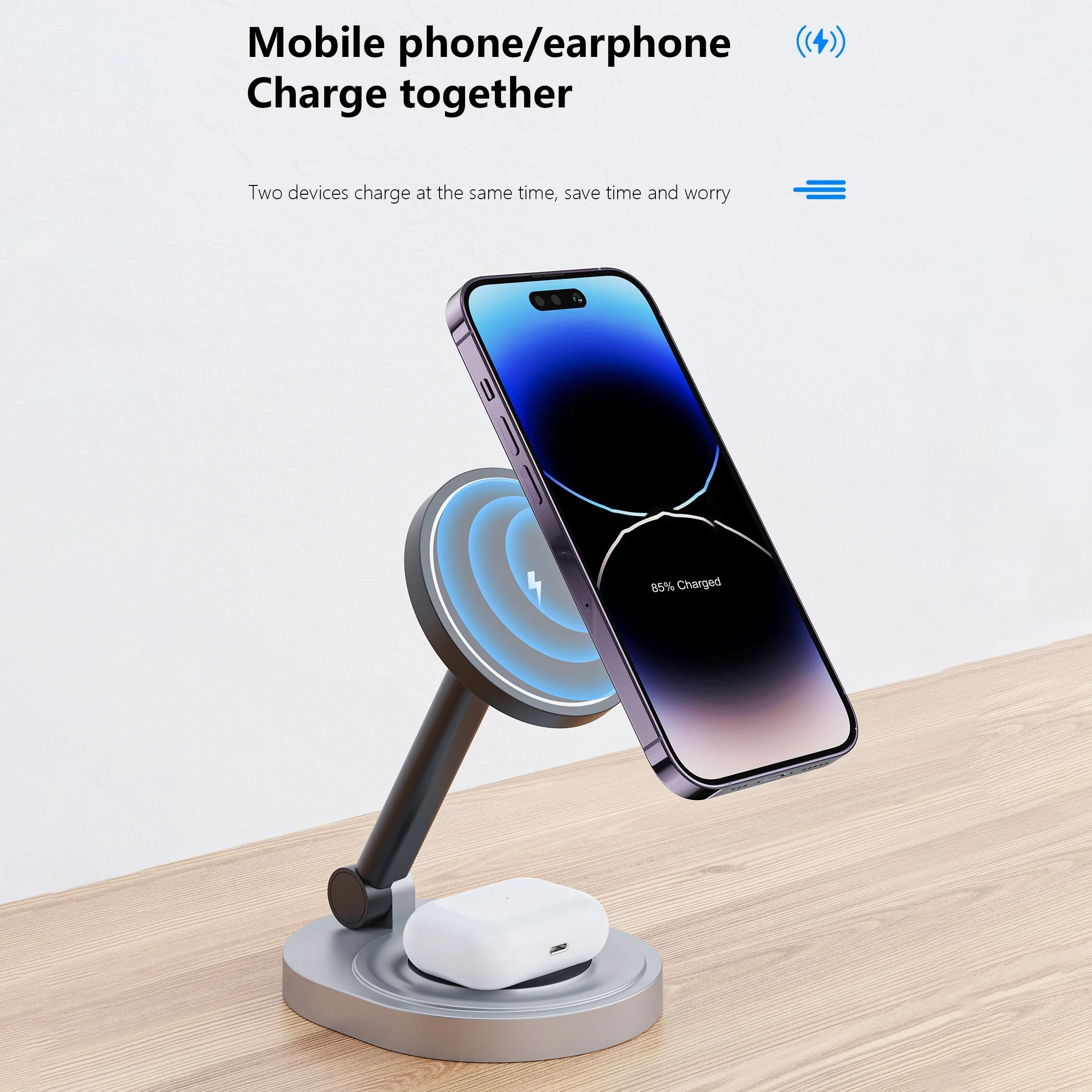2 In 1 Magnetic Wireless Charg - Usb C Docking Hub บทวิจารณ์และราคา